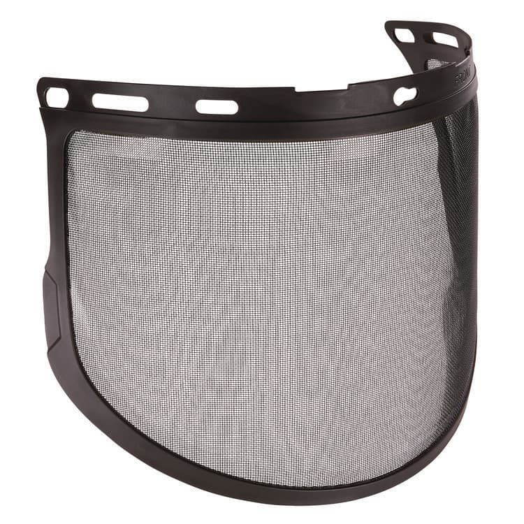 ERGODYNE CORPORATION Skullerz 8999 Mesh Face Shield Replacement for Hard Hat and Safety Helmet, Black (EGO60253)