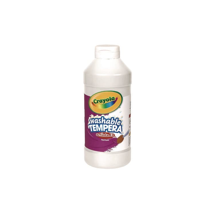 BINNEY & SMITH / CRAYOLA Artista II Washable Tempera Paint, White, 32 oz Bottle (CYO543132053)