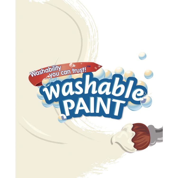 BINNEY & SMITH / CRAYOLA Artista II Washable Tempera Paint, White, 32 oz Bottle (CYO543132053) thumbnail 4