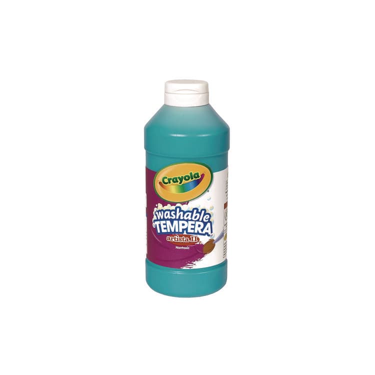 BINNEY & SMITH / CRAYOLA Artista II Washable Tempera Paint, Turquoise, 16 oz. Bottle (CYO543155048)