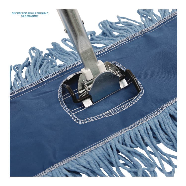 BOARDWALK Clip-On Dust Mop Frame, 18w x 5d, Zinc Plated (BWK1418) thumbnail 4