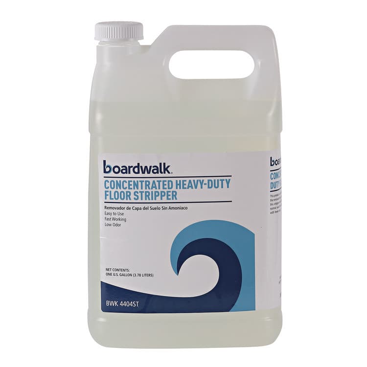 BOARDWALK Concentrated Heavy-Duty Floor Stripper, Unscented, 1 gal Bottle, 4/Carton (BWK4404ST) thumbnail 2
