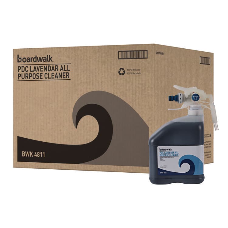 BOARDWALK PDC All Purpose Cleaner, Lavender Scent, 3 L Bottle, 2/Carton (BWK4811)