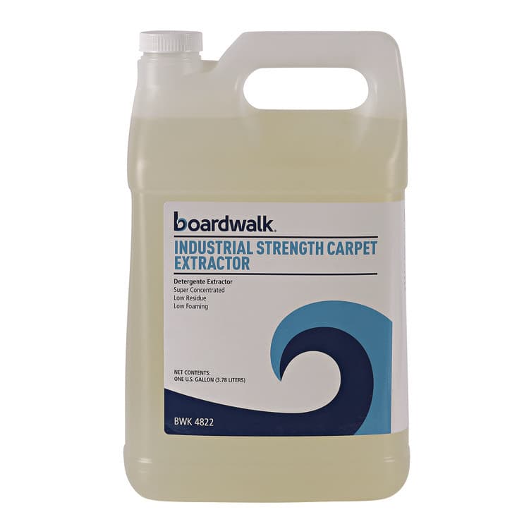 BOARDWALK Industrial Strength Carpet Extractor, Clean Scent, 1 gal Bottle, 4/Carton (BWK4822) thumbnail 2