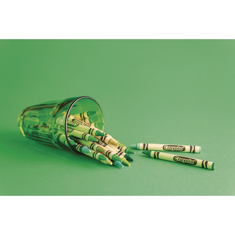 BINNEY & SMITH / CRAYOLA Bulk Crayons, Regular Size, 0.31" x 3.63", Green, 12/Box (CYO520836044) thumbnail 4