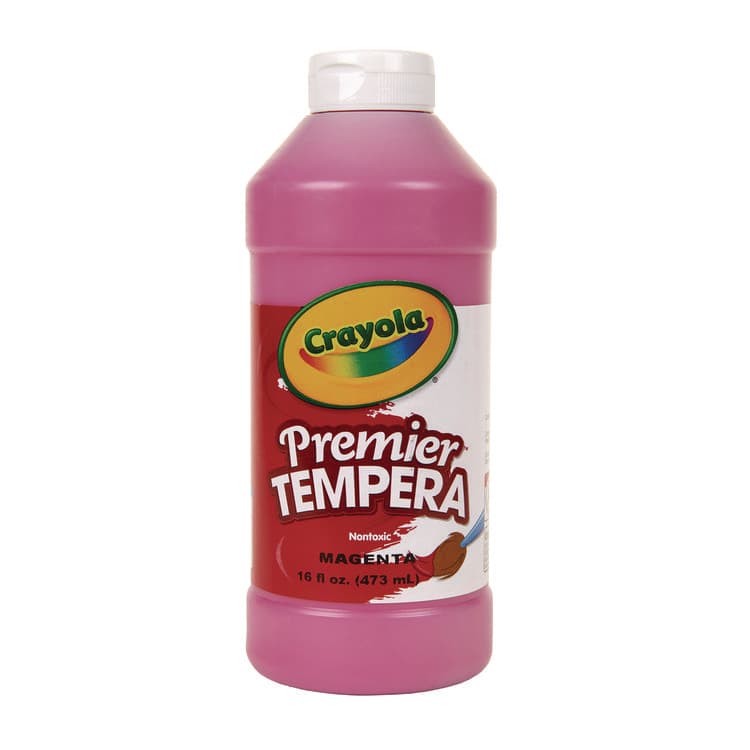 BINNEY & SMITH / CRAYOLA Premier Tempera Paint, Magenta, 16 oz Bottle (CYO541216069)
