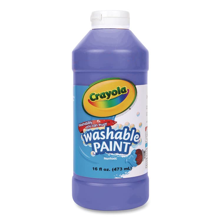 BINNEY & SMITH / CRAYOLA Washable Paint, Blue, 16 oz Bottle (CYO542016042)