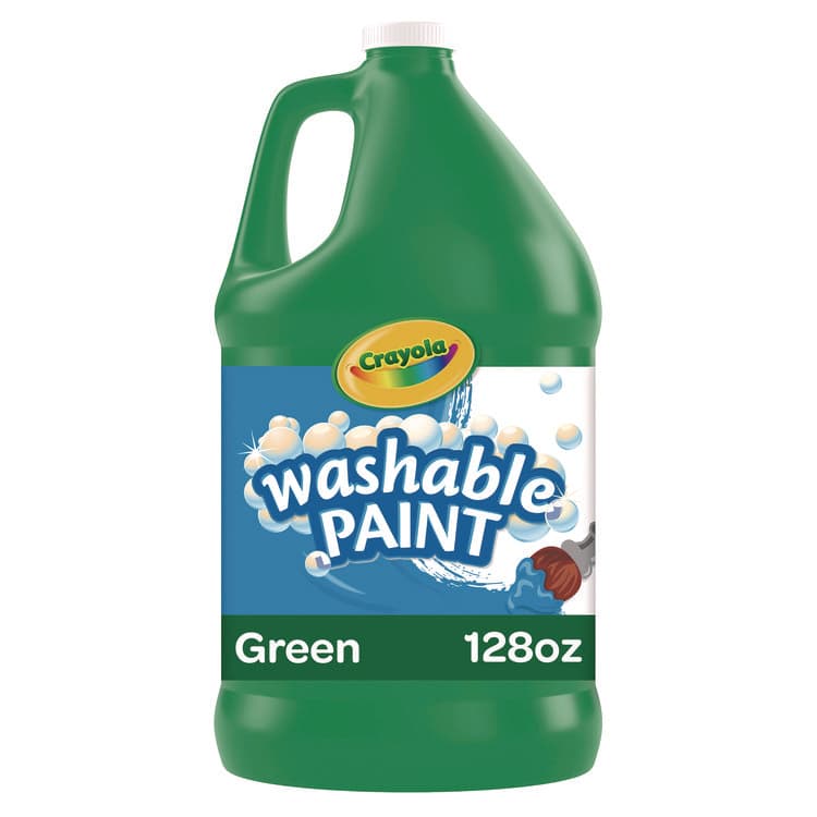 BINNEY & SMITH / CRAYOLA Washable Paint, Green, 1 gal Bottle (CYO542128044)
