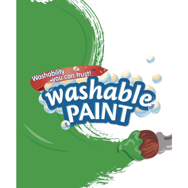 BINNEY & SMITH / CRAYOLA Washable Paint, Green, 1 gal Bottle (CYO542128044) thumbnail 4