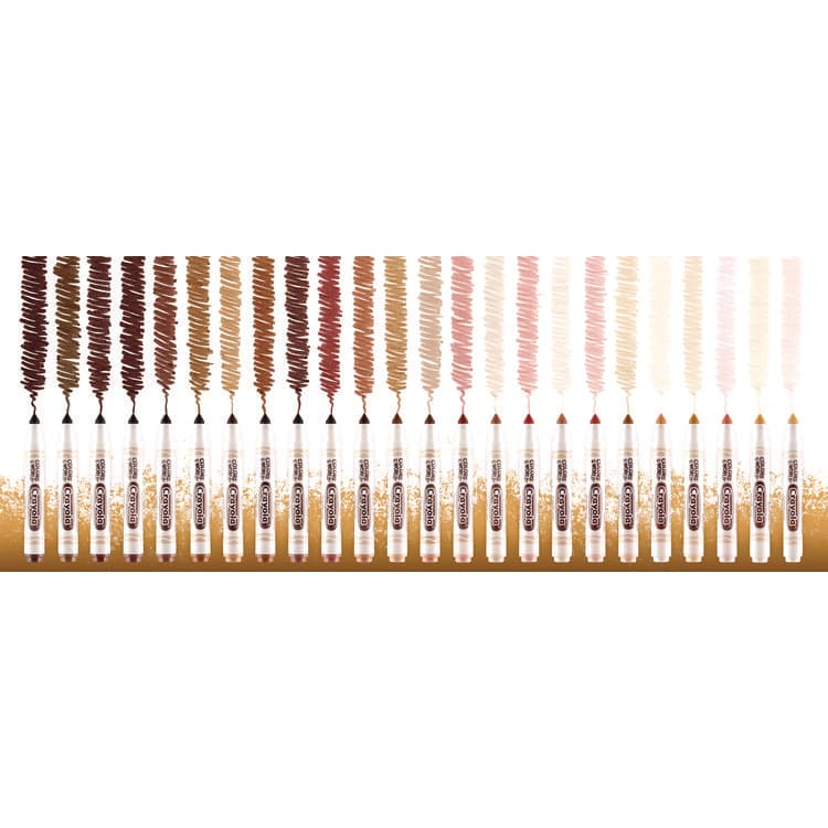 BINNEY & SMITH / CRAYOLA Colors of the World Permanent Markers, Broad Bullet Tip, Assorted Colors, 24/Pack (CYO587802) thumbnail 4