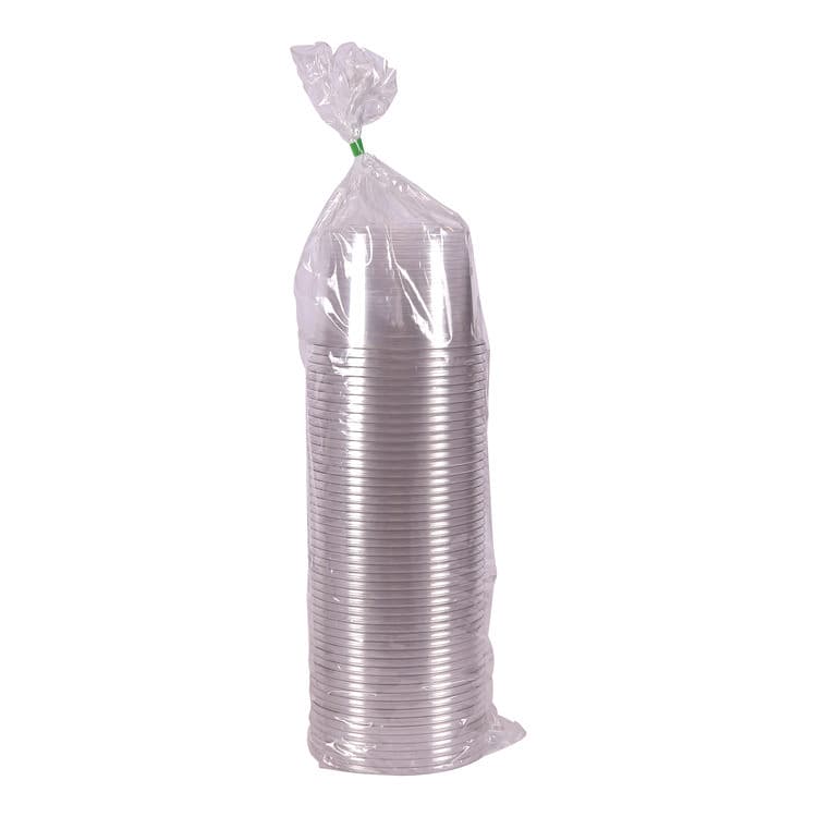 ECO-PRODUCTS,INC. Renewable and Compostable Round Deli Containers, 16 oz, 4.63" Diameter x 3.06" h, Clear, Plastic, 50/Pack, 10 Packs/Carton (ECOEPRDP16) thumbnail 2