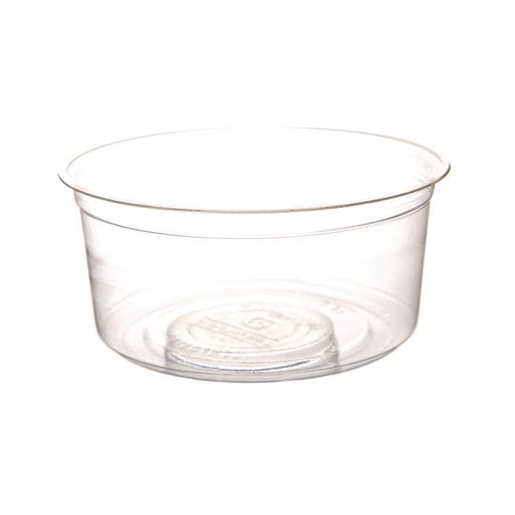 ECO-PRODUCTS,INC. Round Deli Containers, 12 oz, 4.63" Diameter x 2.13" h, Clear, Plastic, 500/Carton (ECOEPRDP12)