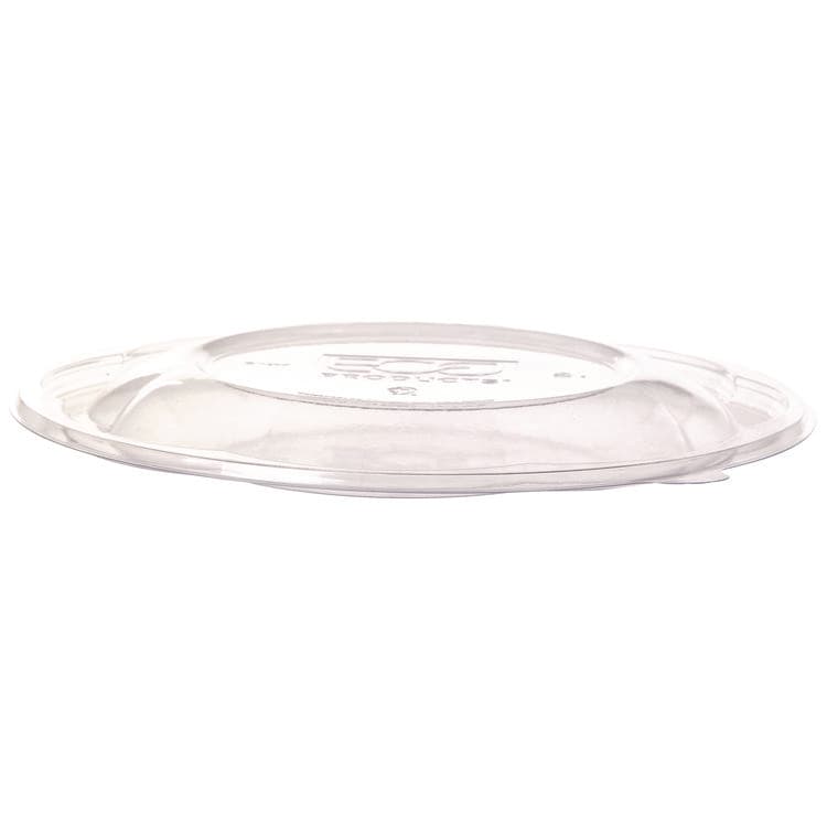 ECO-PRODUCTS,INC. Salad Bowls with Lids, Squat, 64 oz, 9.5" Diameter x 3.2" h, Clear, Plastic, 150/Carton (ECOEPSBS64)