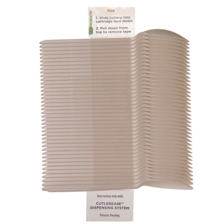 ECO-PRODUCTS,INC. Cutlery for Cutlerease Dispensing System, Spoon, Plastic, White, 960/Carton (ECOEPCE6SPWHT) thumbnail 2