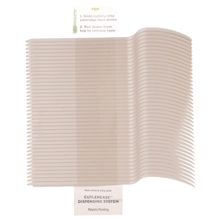 ECO-PRODUCTS,INC. Cutlery for Cutlerease Dispensing System, Fork, Plastic, White, 960/Carton (ECOEPCE6FKWHT) thumbnail 2