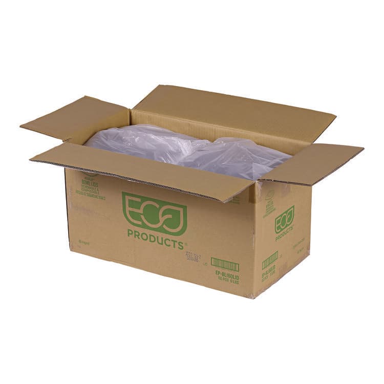 ECO-PRODUCTS,INC. Lids for Regalia Sugarcane 160 oz Bowls, 12 x 12 x 1.9, Clear, 50/Carton (ECOEPBL160LID) thumbnail 3