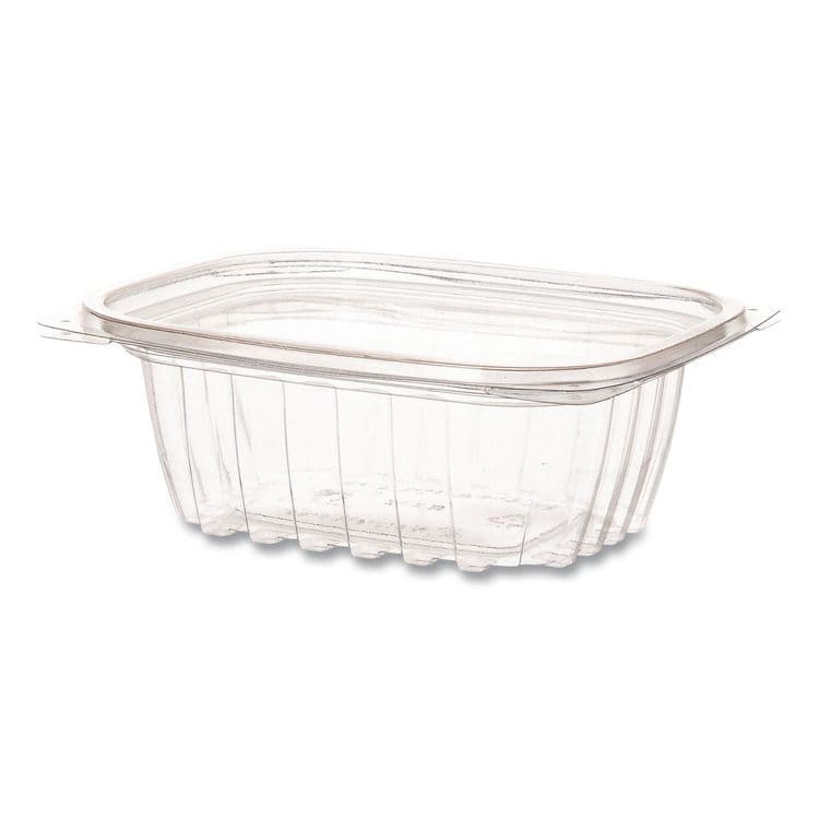 ECO-PRODUCTS,INC. Renewable and Compostable Rectangular Deli Containers with Lid, 12 oz, 2 x 4 x 2, Clear, Plastic, 100/Pack, 3 Packs/Carton (ECOEPRC12)