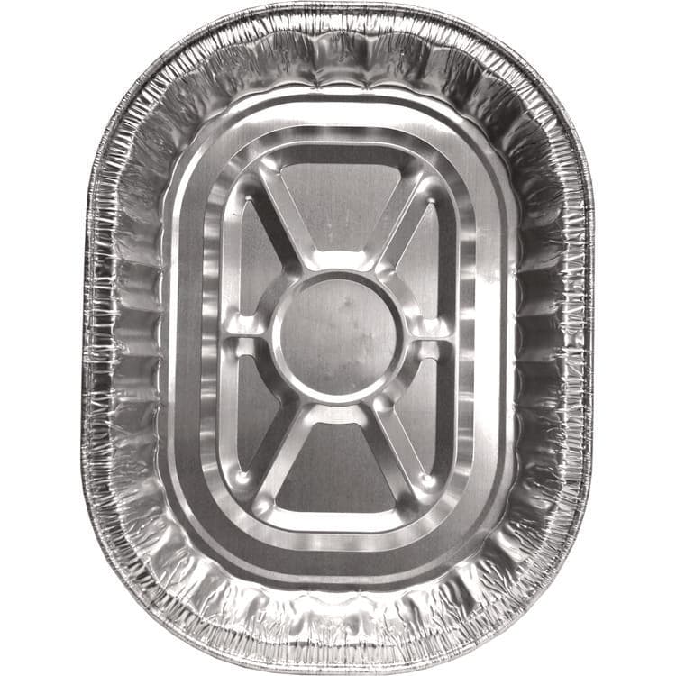 HFA Giant Rack Roaster Pan, 272 oz, 14.43 x 3.12 x 17.68, Silver, Aluminum, 100/Carton (HFA32400100) thumbnail 2