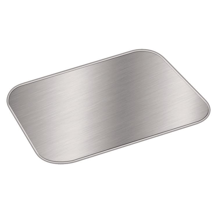 HFA Laminated Board Lid, 5.5 x 4.5, Silver/White, Aluminum, 1,000/Carton (HFA2059L)