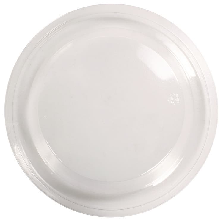 HFA Dome Lid for Aluminum Baking Cups, 3.31" Diameter, Clear, 1,000/Carton (HFA4062DL) thumbnail 2