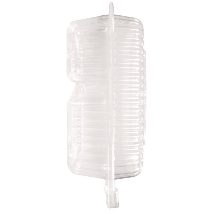 HFA Handi-Lock Three-Compartment Food Container, 8 x 3 x 8.87, Clear, Plastic, 250/Carton (HFA6093S250) thumbnail 2