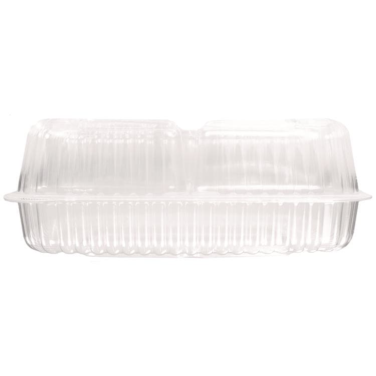 HFA Handi-Lock Three-Compartment Food Container, 8 x 3 x 8.87, Clear, Plastic, 250/Carton (HFA6093S250) thumbnail 3