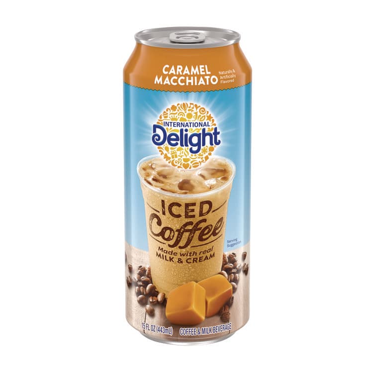DEAN FOODS Iced Coffee, Caramel Macchiato, 15 oz Can, 12/Carton (ITDWWI07500)