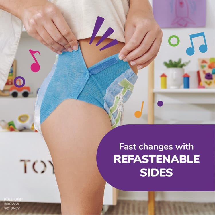 KIMBERLY CLARK Pull-Ups Learning Designs Potty Training Pants for Boys, Size 2T-3T, 18 lbs to 34 lbs, 94/Carton (KCM45266) thumbnail 3