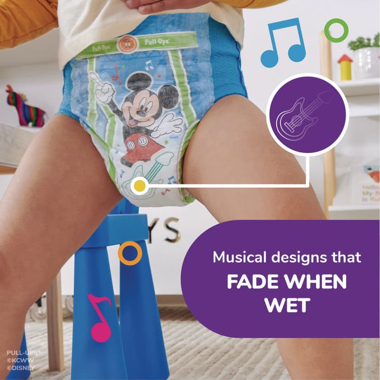 KIMBERLY CLARK Pull-Ups Learning Designs Potty Training Pants for Boys, Size 2T-3T, 18 lbs to 34 lbs, 94/Carton (KCM45266) thumbnail 4