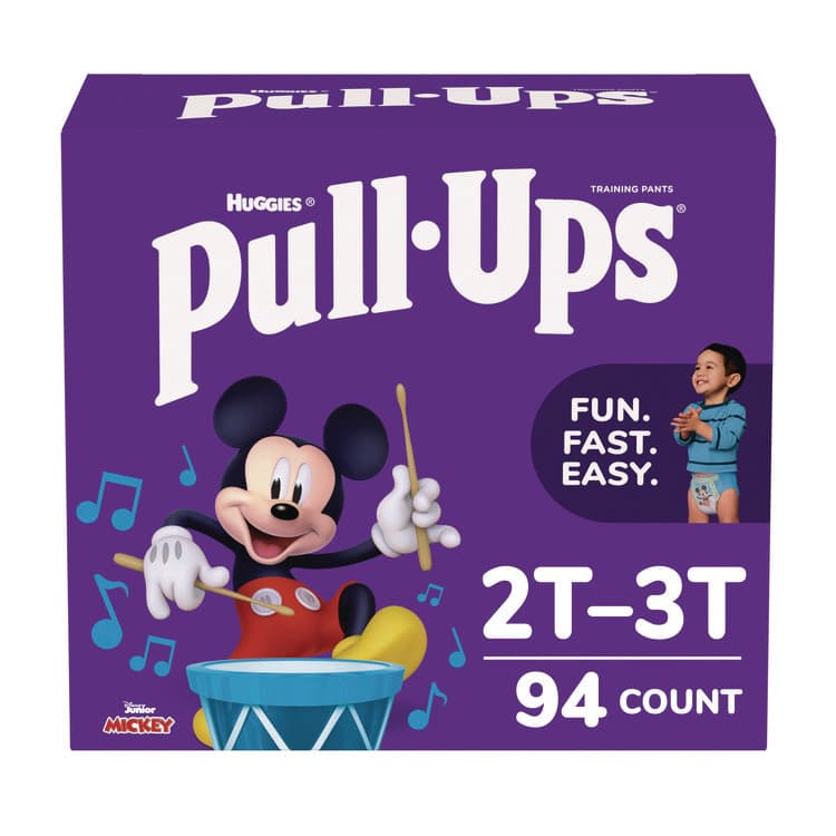 KIMBERLY CLARK Pull-Ups Learning Designs Potty Training Pants for Boys, Size 2T-3T, 18 lbs to 34 lbs, 94/Carton (KCM45266)