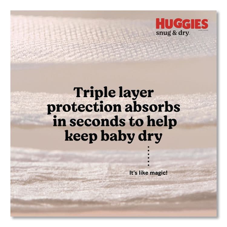 KIMBERLY CLARK Sung and Dry Diapers, Size 6, 35+ lbs, 112/Carton (KCM56459) thumbnail 3