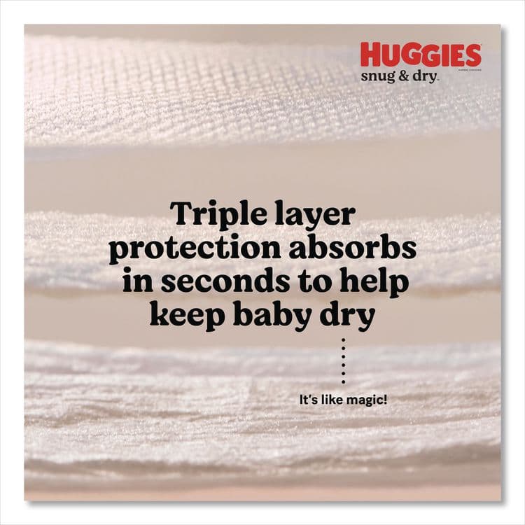 KIMBERLY CLARK Snug and Dry Diapers, Size 5, 27+ lbs, 136/Carton (KCM56458) thumbnail 3