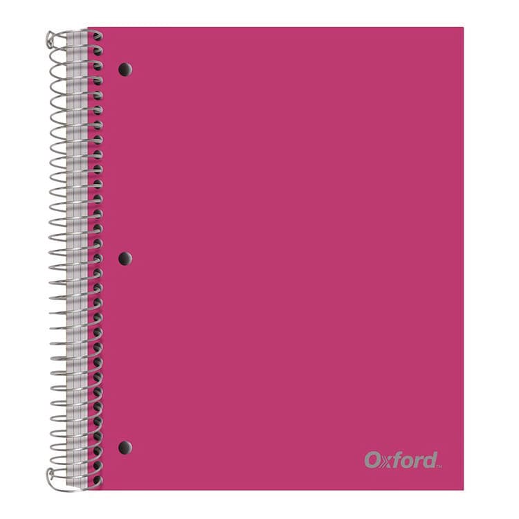 TOPS BUSINESS FORMS Three-Subject Notebook, Medium/College Rule, Randomly Assorted Cover Color, (150) 11 x 9 Sheets (OXF10586)