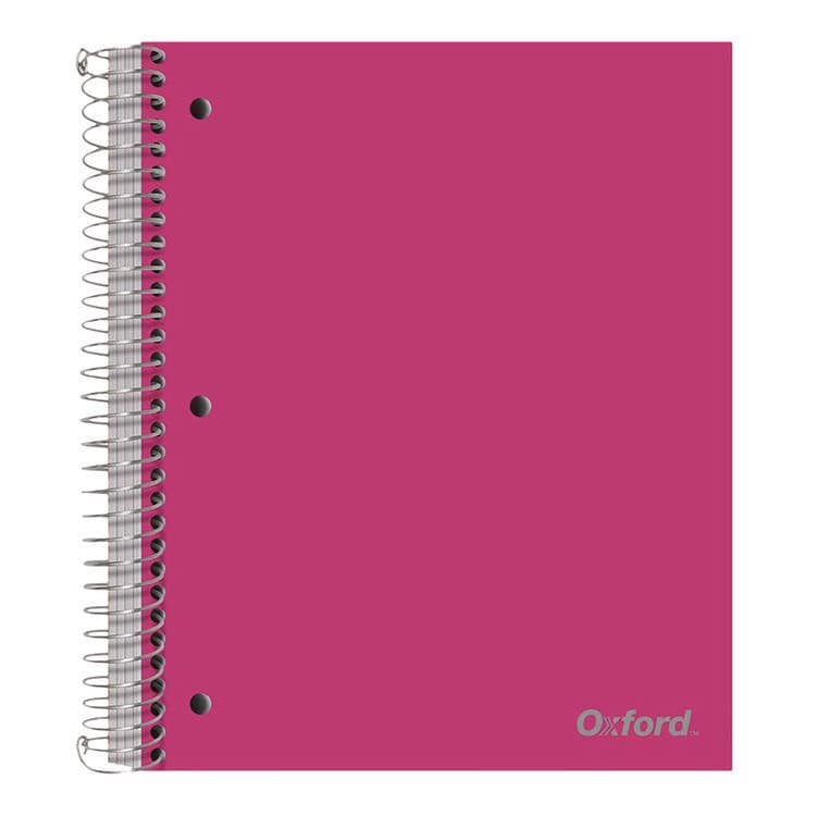 TOPS BUSINESS FORMS Five-Subject Notebook, Medium/College Rule, Randomly Assorted Cover Color, (200) 11 x 9 Sheets (OXF10588)