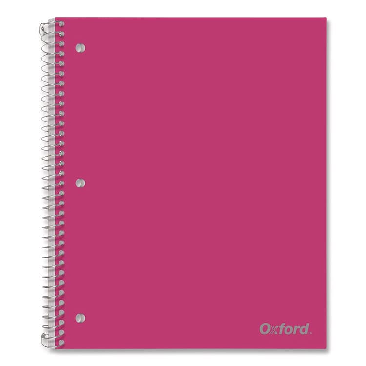 TOPS BUSINESS FORMS Poly One-Subject Notebook, Medium/College Rule, Randomly Assorted Cover Color, (100) 11 x 9 Sheets (OXF10590)