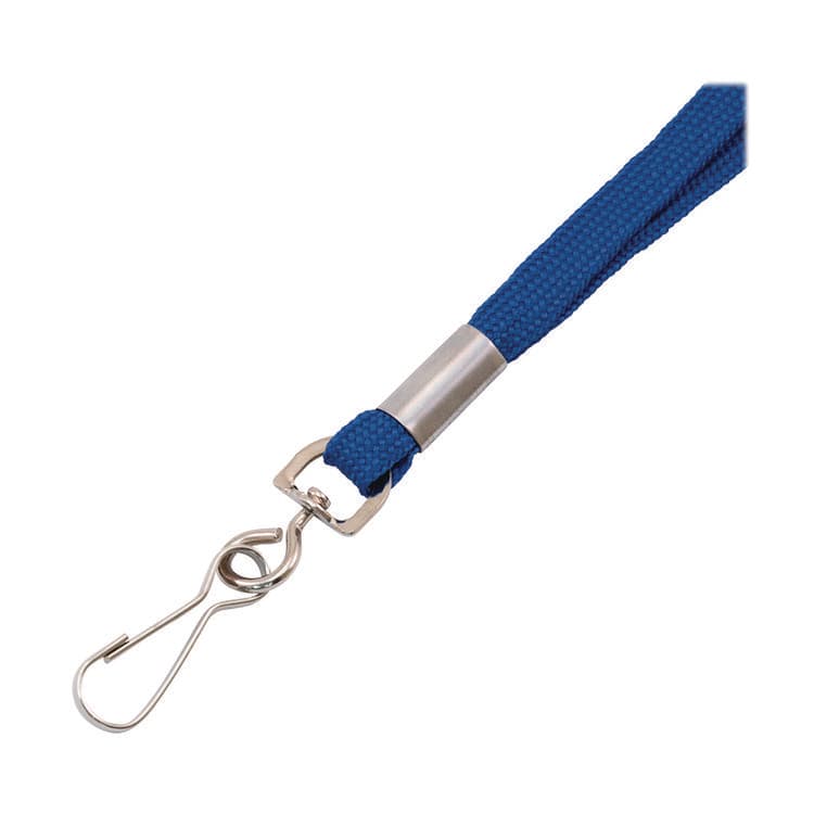 ADVANTUS CORPORATION Deluxe Lanyard with J-Hook, Blue, 36" Long, 100/Pack (AVT97129) thumbnail 2