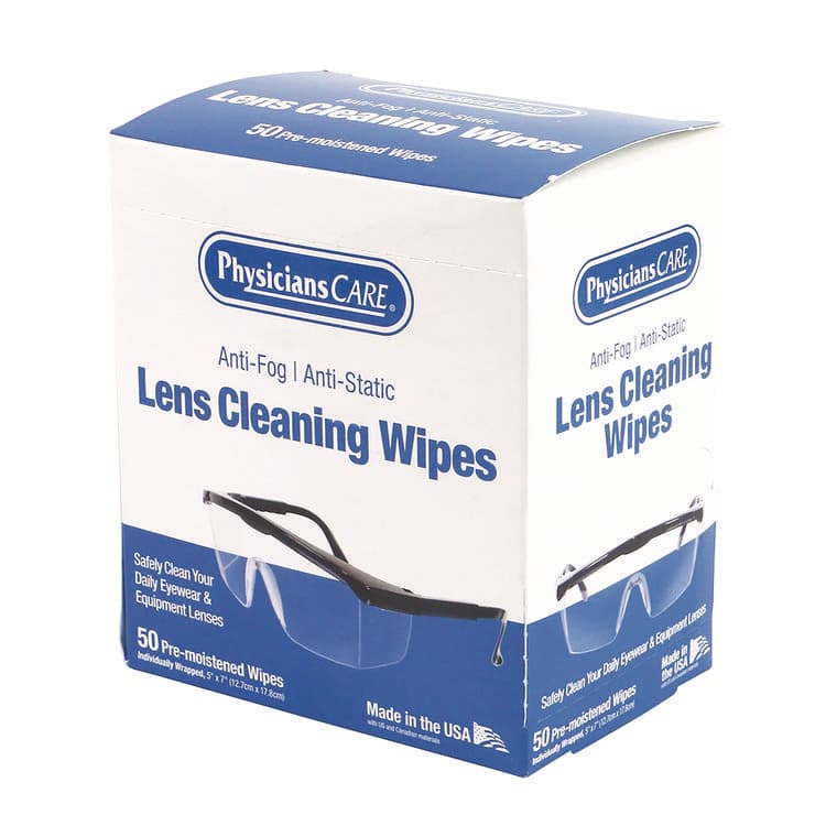 ACME UNITED CORPORATION Lens Cleaning Wipe, 5 x 7, 50/Box (PHY91294) thumbnail 3