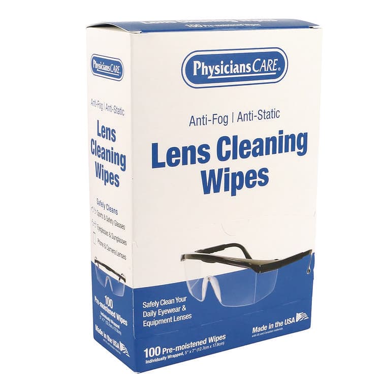 ACME UNITED CORPORATION Lens Cleaning Wipe, 5 x 7, 100/Box (PHY91295) thumbnail 2