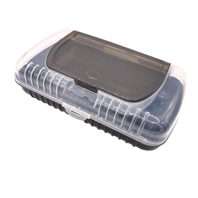 PEP RALLY Pencil Case, 2 Compartments, 9.13" x 5.7" x 2.5", Black (RLY61746) thumbnail 3