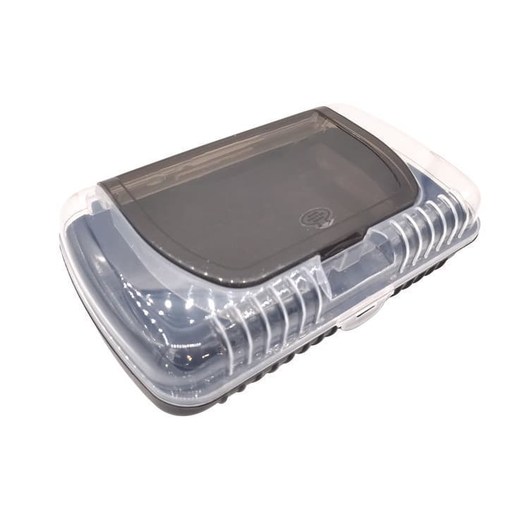 PEP RALLY Pencil Case, 2 Compartments, 9.13" x 5.7" x 2.5", Black (RLY61746) thumbnail 4