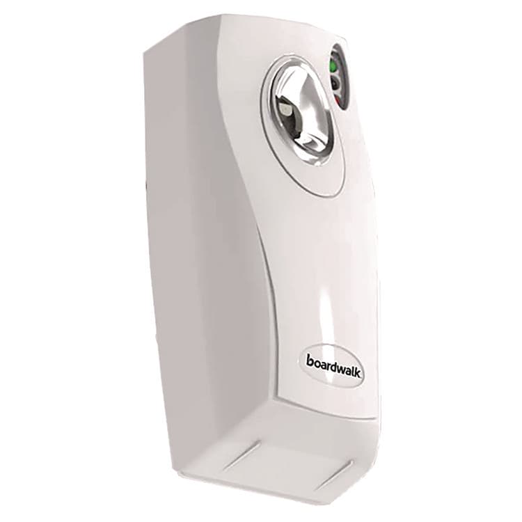 BOARDWALK Classic Metered Air Freshener Dispenser, 4" x 3" x 9.5", White (BWK908) thumbnail 4