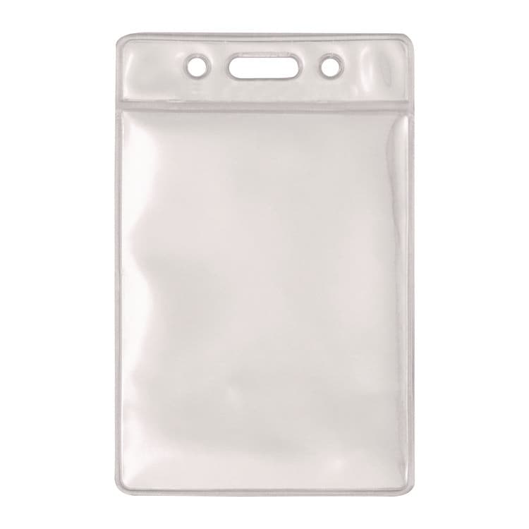 ADVANTUS CORPORATION ID Badge Holder, Clear, Vertical Orientation, 2.38 x 3.5 Insert, 50/Pack (AVT75684)