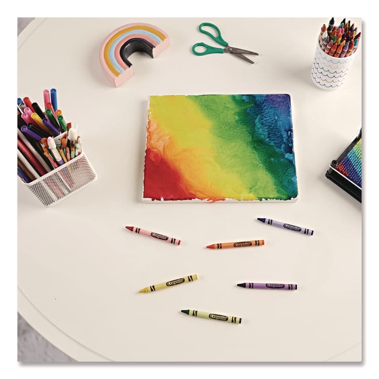 BINNEY & SMITH / CRAYOLA Washable Watercolor Paint, 24 Assorted Colors, Palette Tray (CYO530524) thumbnail 3
