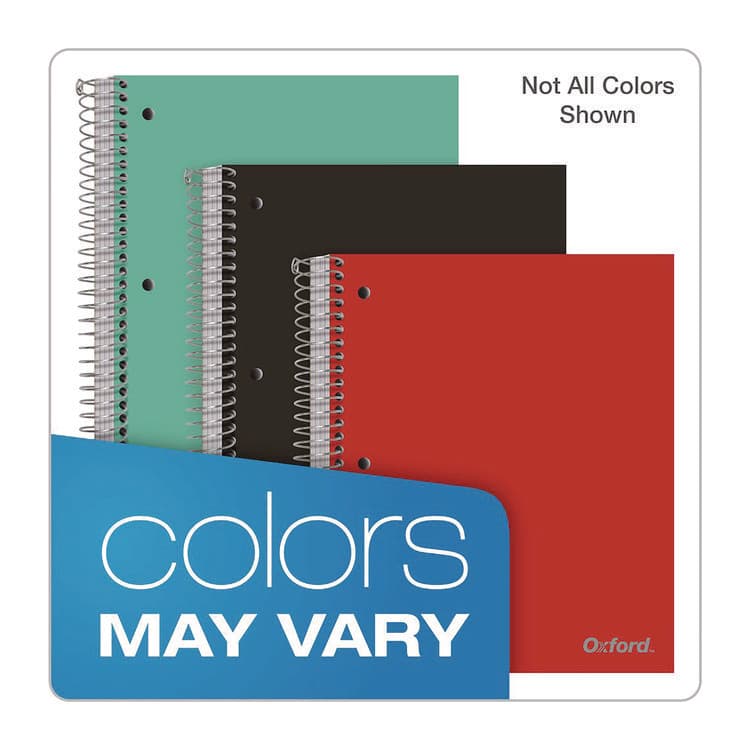 TOPS BUSINESS FORMS Five-Subject Notebook, Medium/College Rule, Randomly Assorted Cover Color, (200) 11 x 9 Sheets (OXF10588) thumbnail 2