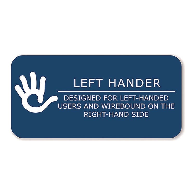 ROARING SPRING PAPER PRODUCTS Lefty Notebook, 1-Subject, Wide/Legal Rule, Randomly Assorted Cover Color, (100) 10.5 x 8.5 Sheets (ROA13505) thumbnail 4