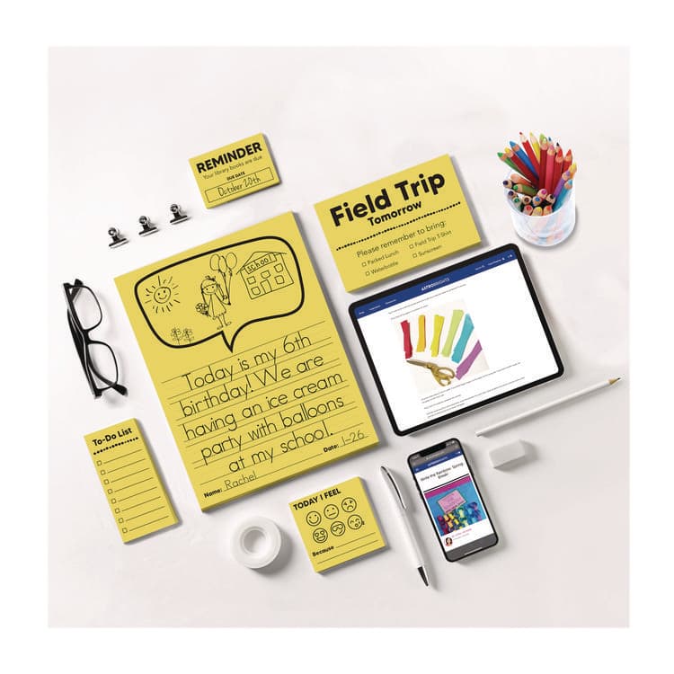 NEENAH PAPER Color Paper - "Punchy Pastels" Assortment, 24 lb Bond Weight, 8.5 x 11, Lively Lemon, 200/Pack (WAU91739) thumbnail 3