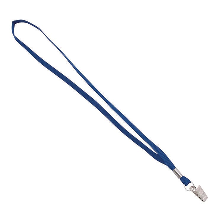 ADVANTUS CORPORATION Metal Flat Clip Lanyard, 36" Long, Blue, 100/Pack (AVT97127) thumbnail 3