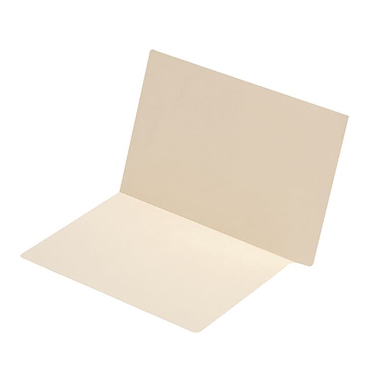 WESTERN STATES ENVELOPE CO Compact End Tab File Folder, Straight Tabs, 0.75" Expansion, Manila, 100/Box (MAQ51454) thumbnail 2