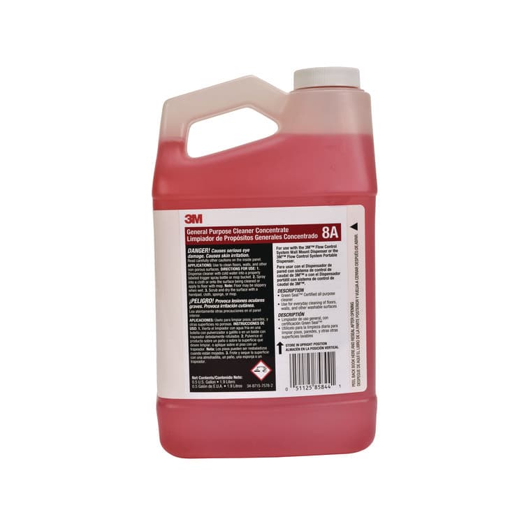 3M/COMMERCIAL TAPE DIV. General Purpose Cleaner Concentrate, Clean Scent, 0.5 gal Bottle, 4/Carton (MMM8A)