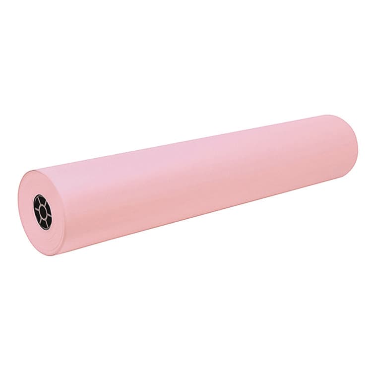 PACON CORPORATION Decorol Flame Retardant Art Rolls, 40 lb Cover Weight, 36 x 1,000 ft, Decoral Pink (PAC101204)